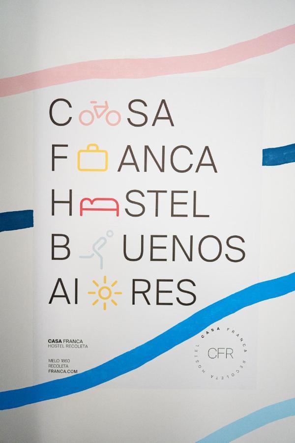 Casa Franca Recoleta Hostel Buenos Aires Esterno foto